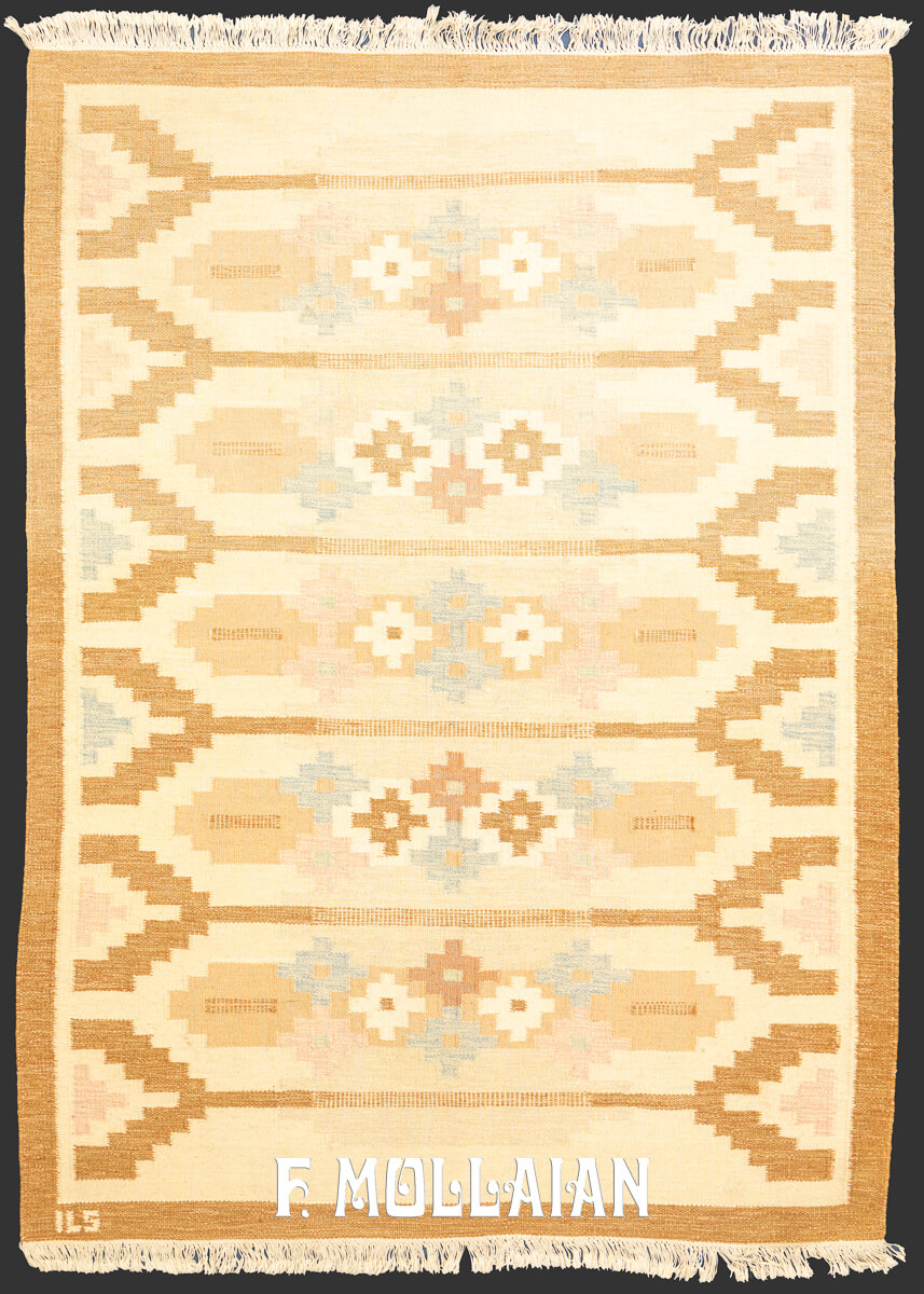 Scandinavian Rug Flat-weave n°:864851